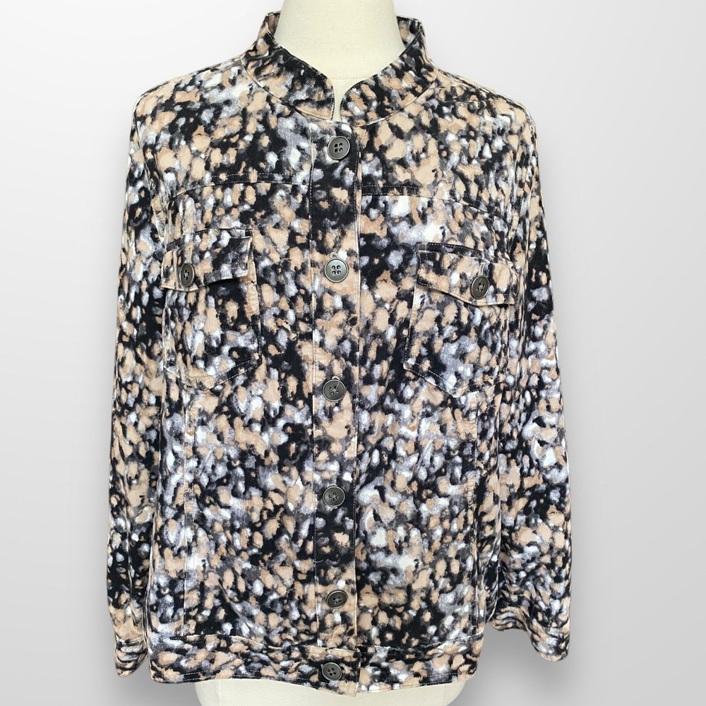 Christopher  & Bank  Womens Size XL Lightweight Corduroy Jacket Shirt‎ Top